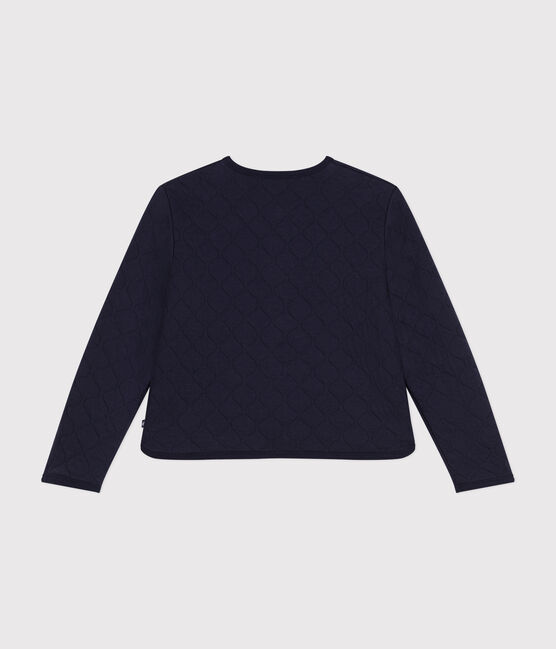 Cardigan donna in tubique blu SMOKING