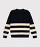 Maglione in cotone donna blu SMOKING/ AVALANCHE