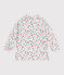 T-shirt anti UV con stampa a fiori neonato bianco MARSHMALLOW/bianco MULTICO