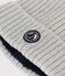 Cuffietta in maglia foderata in pile bambino grigio CHATON CHINE