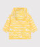 Giacca a vento anti-UV in poliestere con stampa squali neonato giallo ORGE/bianco MARSHMALLOW
